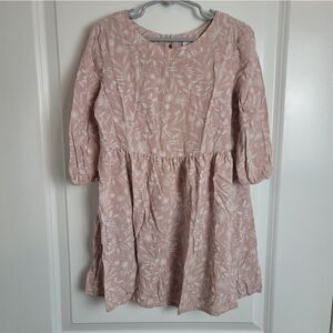 GAP KIDS Floral 3/4 Sleeve Dress